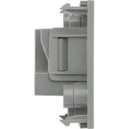 British General EM2ASG 2A Unswitched Modular Round Pin Socket Grey