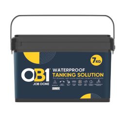 OB1  Waterproof Tanking Solution will inhibit the passage of moisture from within tiled areas 7262g