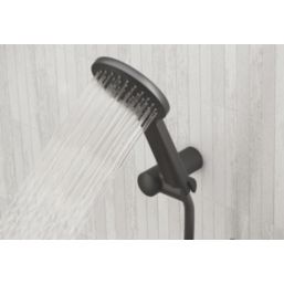 Bristan Frammento Black 150mm Deck Mounted Dual Control Manual Shower Mixer Tap