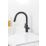 Clearwater Kira KIR30MB Double Lever Tap with Twin Spray Pull-Out  Matt Black