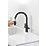 Clearwater Kira KIR30MB Double Lever Tap with Twin Spray Pull-Out  Matt Black