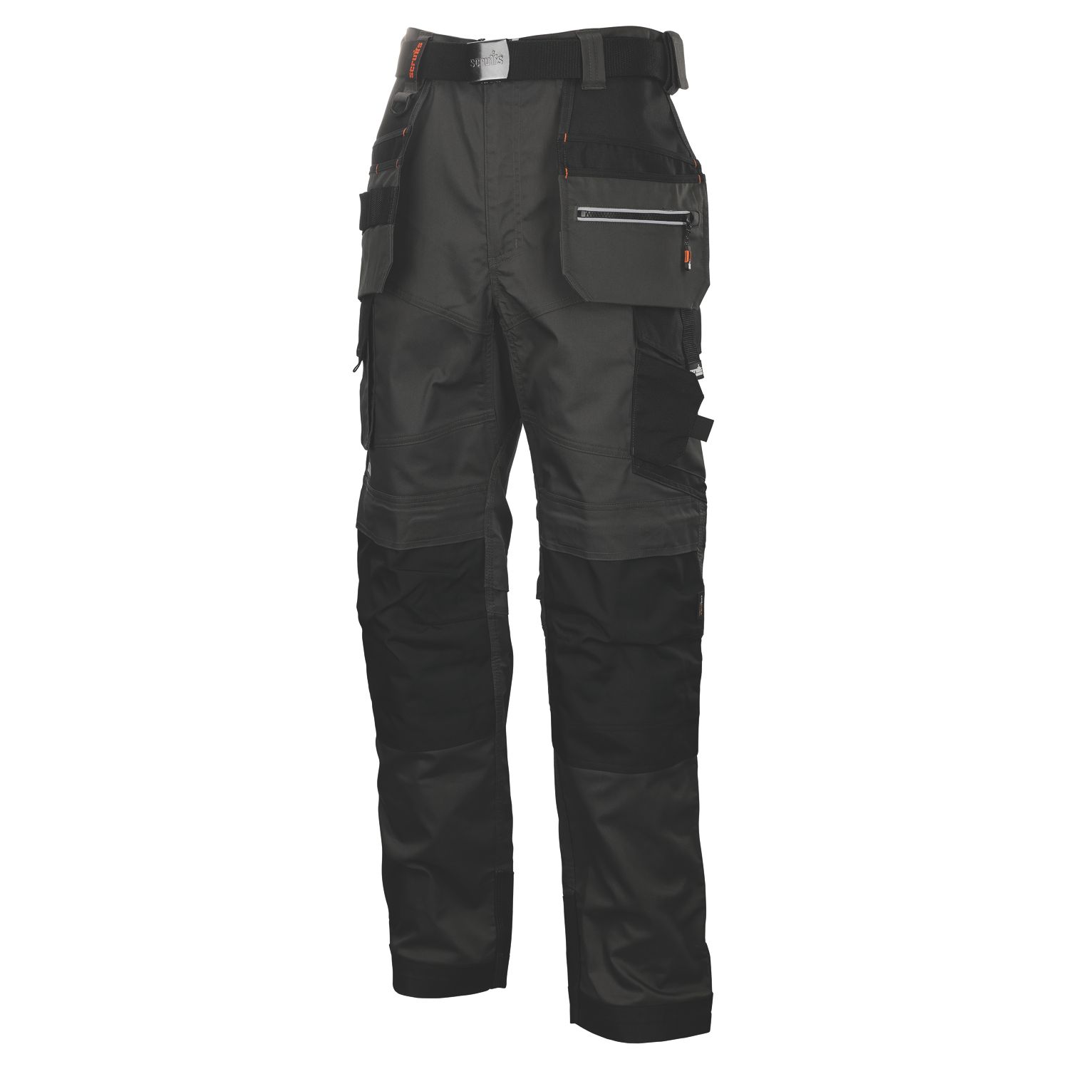 Scruffs Pro Flex Holster Work Trousers Graphite 34" W 30" L (531JJ)