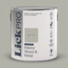 LickPro 2.5Ltr Grey 04 Satin Water-Based Trim Paint