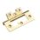 Smith & Locke Polished Brass  Flush Hinges 100mm x 59.5mm 2 Pack