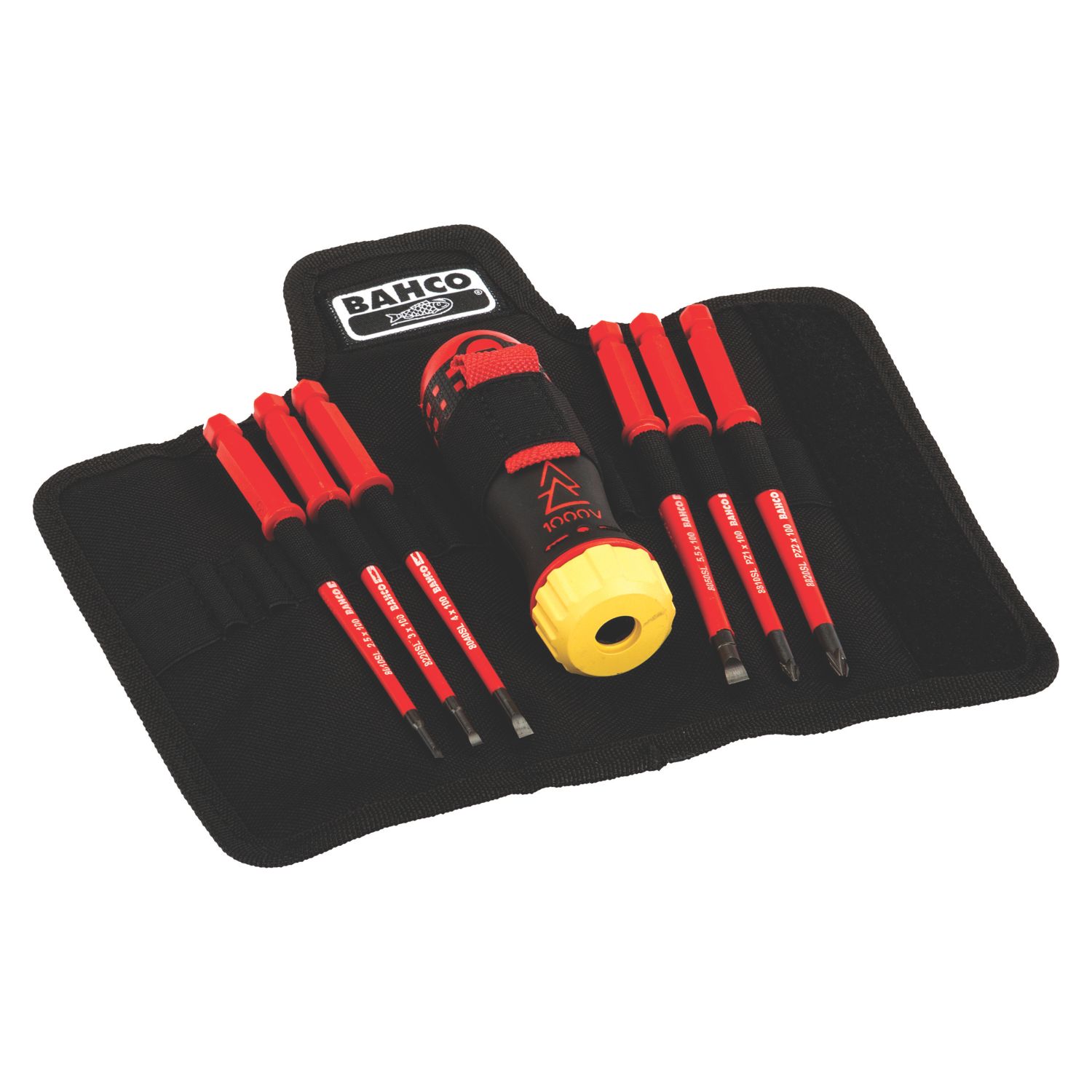 Bahco Mixed Ratchet VDE Screwdriver & Interchangeable Blades 6 Piece Set (531RE)