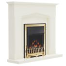 Be Modern Bramwell Electric Fireplace White 1142mm x 300mm x 1016mm