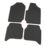 Unique Products Ford Ranger 2012 - 2021 Rubber Automotive Mat 4 Pieces