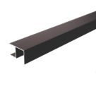 Multipanel Type 100 Flush Corner Matt Black 2450mm x 11mm