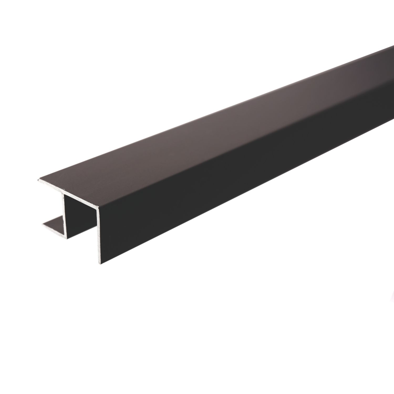 Multipanel Type 100 Flush Corner Matt Black 2450mm x 11mm (531YT)