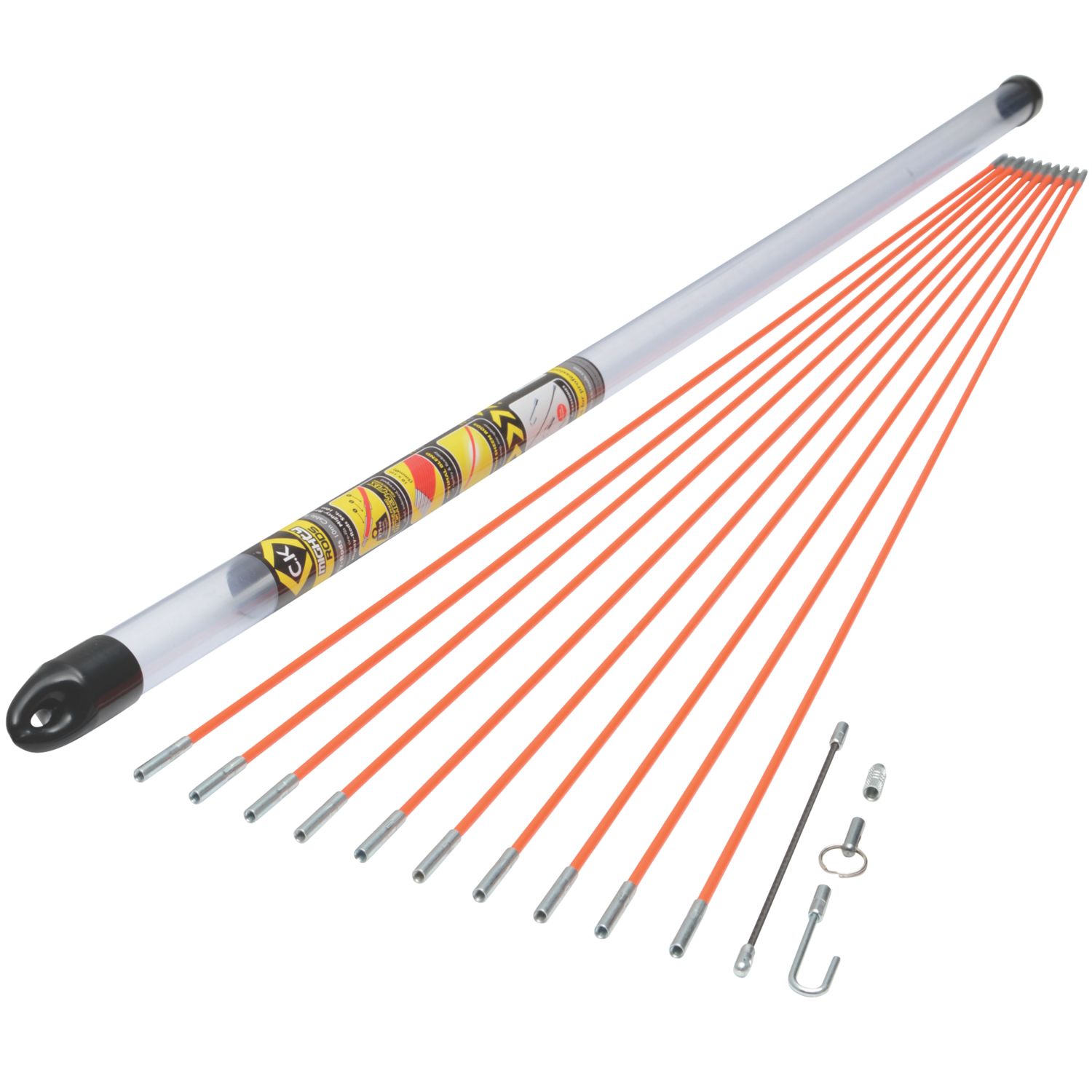 C.K Mighty Rod 5mm Flexible Cable Rod Set 10m 14 Pieces (5320X)