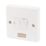 Crabtree Capital 13A Switched Washing Machine Fused Spur  White