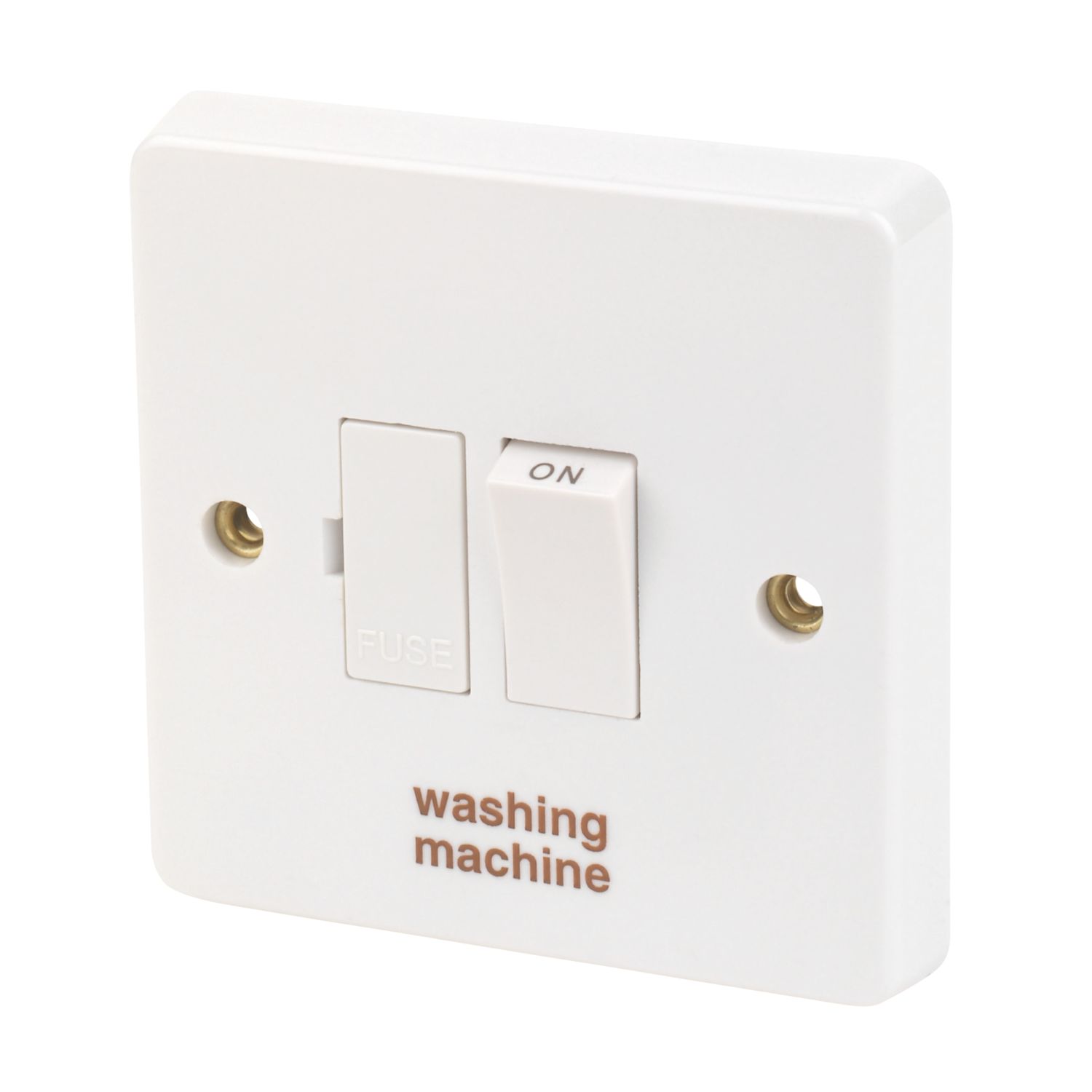 Crabtree Capital 13A Switched Washing Machine Fused Spur White (5326J)