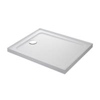 Mira Flight Safe Rectangular Shower Tray with Upstands White 1000 x 800 x 40mm