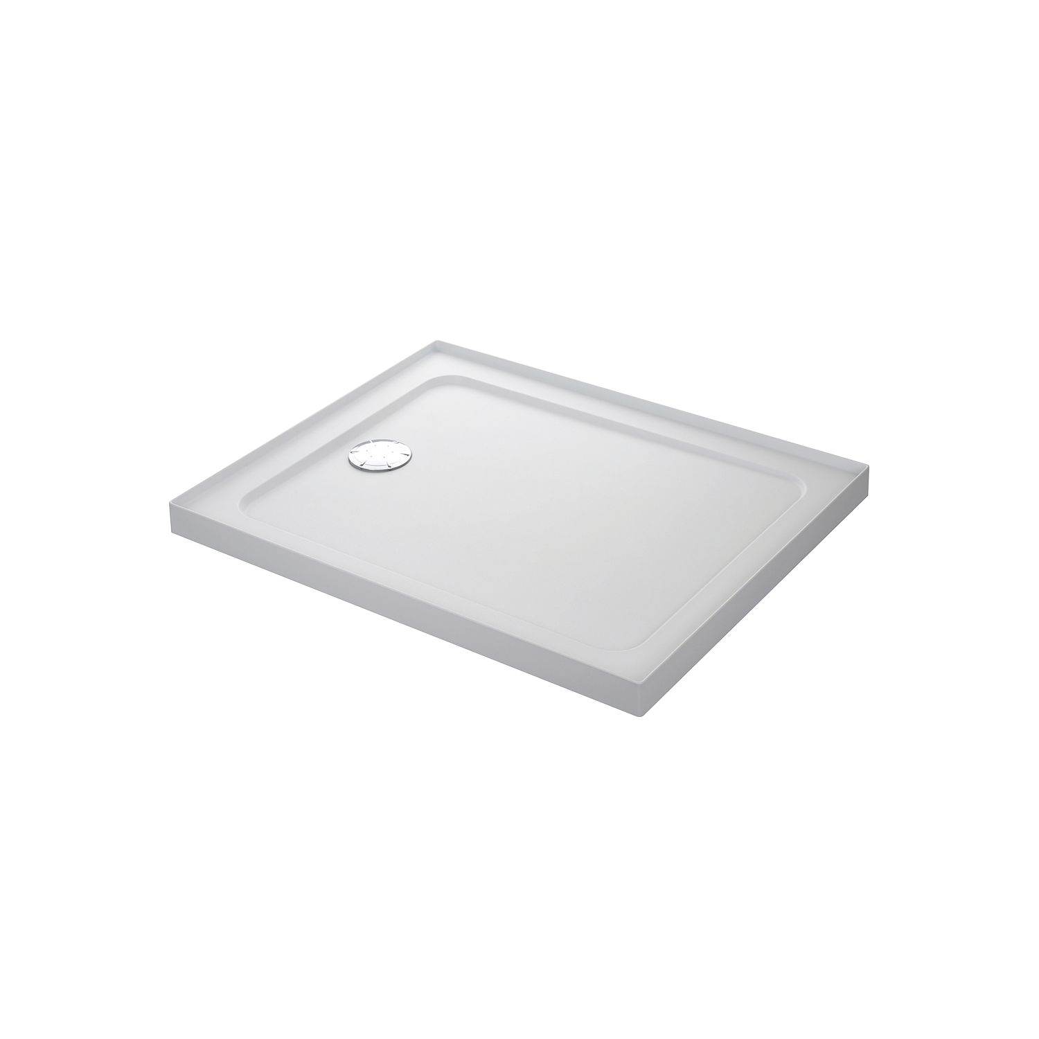 Mira Flight Safe Rectangular Shower Tray with Upstands White 1000mm x 800mm x 40mm (5328X)