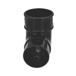 FloPlast  92.5° Round Offset Bend Black 68mm