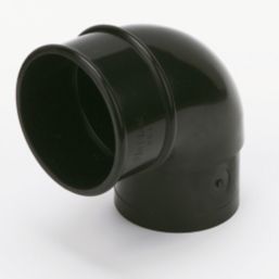 FloPlast  92.5° Round Offset Bend Black 68mm