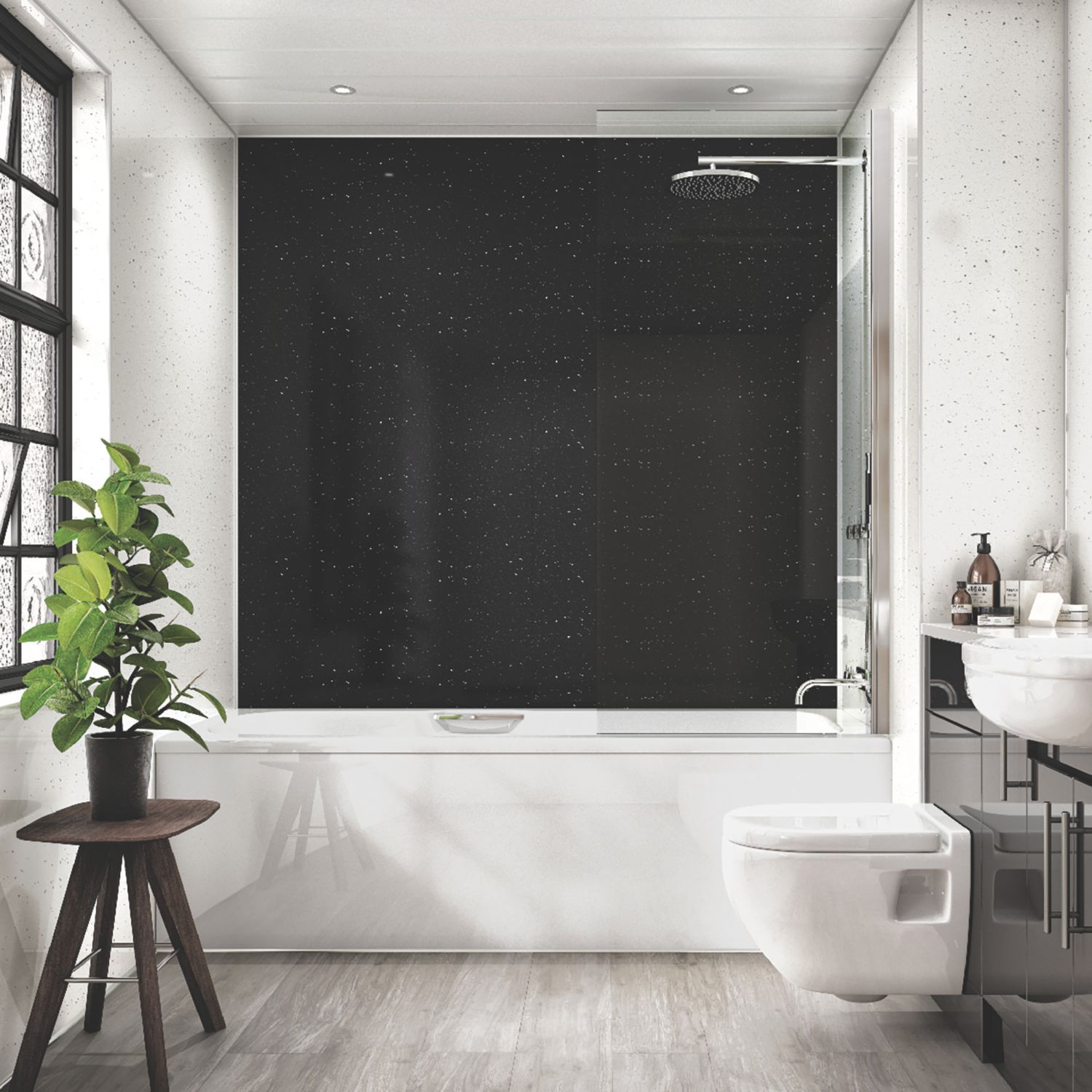 Multipanel Hydrolock Bathroom Waterproof Wall Panel Gloss Stardust 2400mm x 580mm x 11mm (532CG)