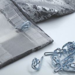 Renaissance Metal Curtain Hooks Chrome 1000 Pack