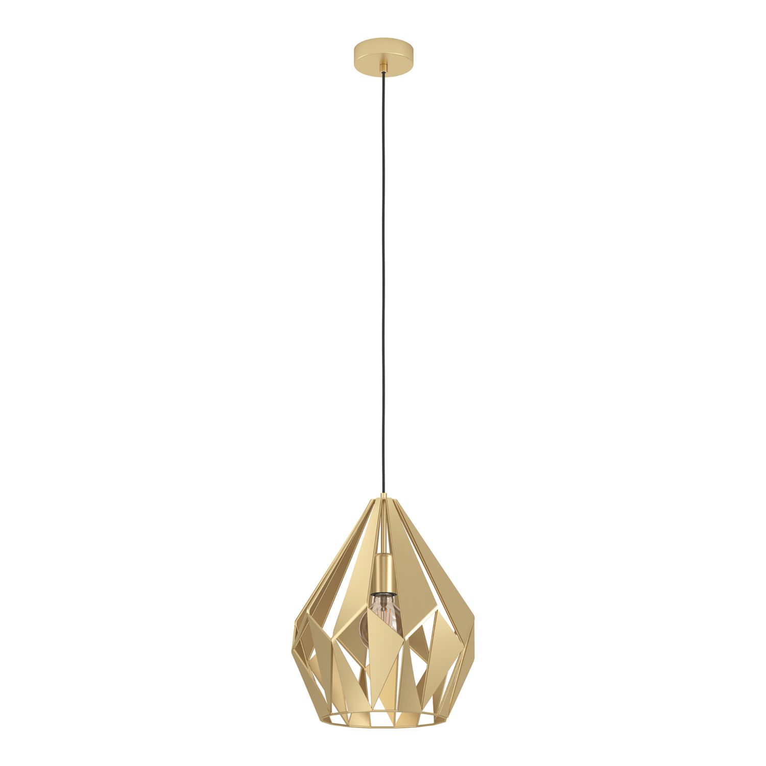 Eglo Carlton Pendant Light Gold-Coloured (532CX)