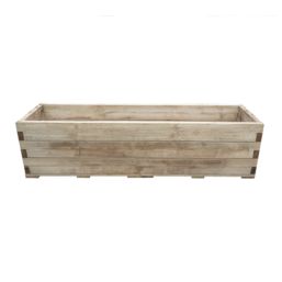 Forest Caledonian Trough Garden Planter Natural Timber 1800mm x 448mm x 448mm