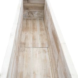 Forest Caledonian Trough Garden Planter Natural Timber 1800mm x 448mm x 448mm