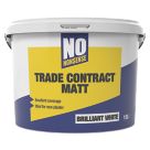 No Nonsense  10Ltr Brilliant White Matt Emulsion  Paint