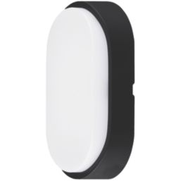 Luceco Eco Indoor & Outdoor Oval LED Decorative Bulkhead Black/White 10W 700lm