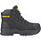 CAT Everett S3 WP Metal Free   Safety Boots Black Size 8