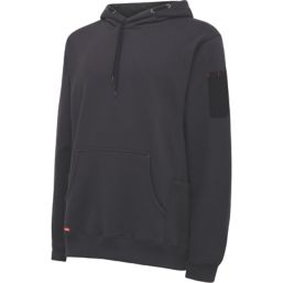Hard Yakka Brushed Fleece Hoodie Grey Marl X Large 43" Chest