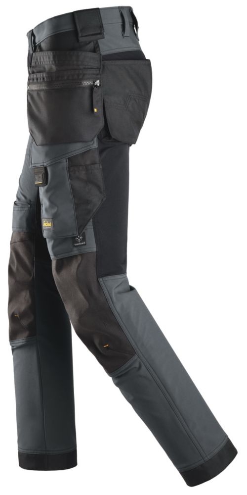 Snickers 6275 Shell Stretch Trousers Steel Grey 35