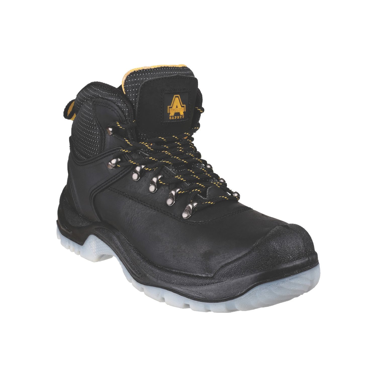 Amblers FS199 Size 6 Black Water-Resistant Steel Toe Cap Safety Boots (532XP)