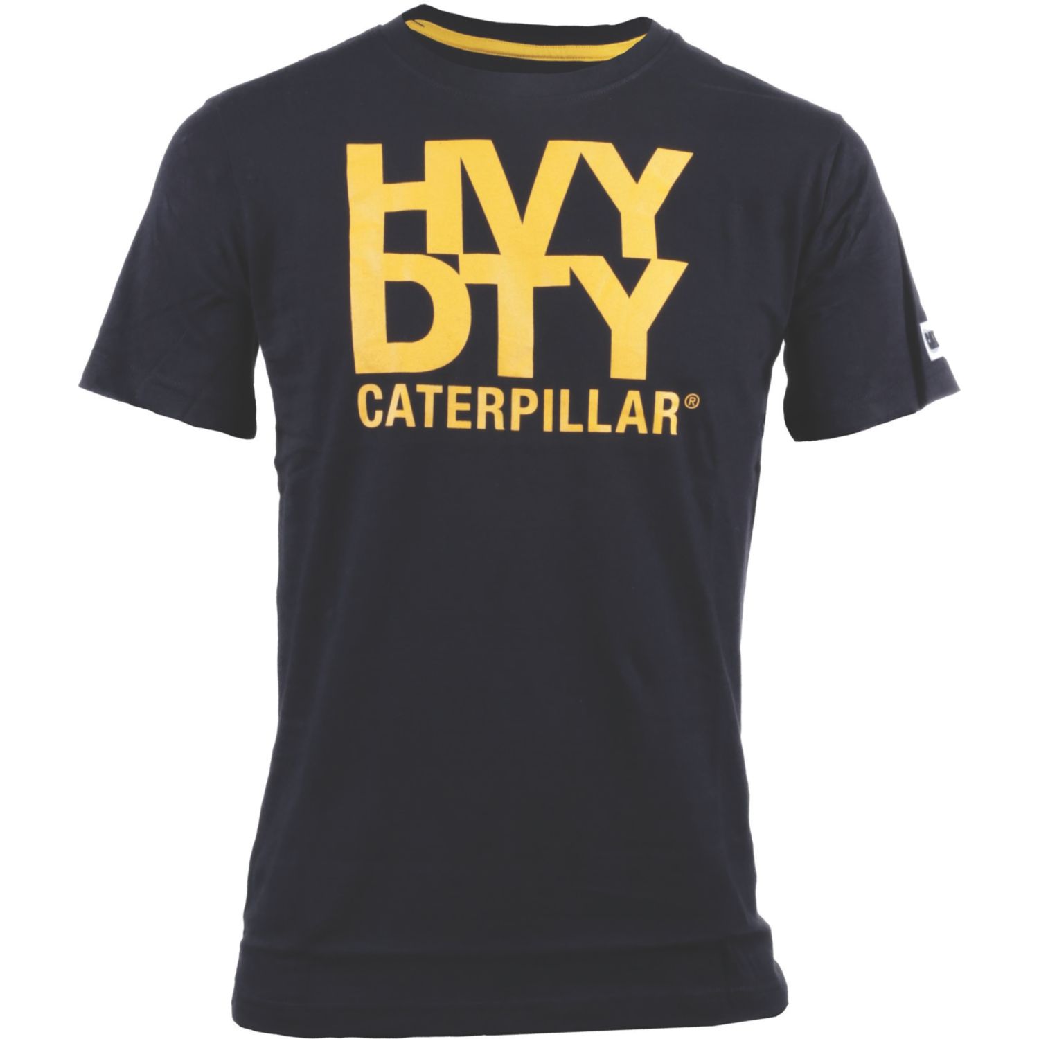 CAT Heavy Duty Short Sleeve Tee Shirt Black 2X Large 47" Chest (532XT)