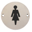 Essentials  Female Toilet Sign 76mm