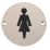 Essentials  Female Toilet Sign 76mm