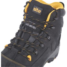 Site Fortress    Safety Boots Black Size 12
