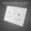 British General 900 Series 13A 2-Gang SP Switched Plug Socket White