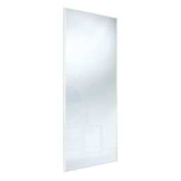 Spacepro Classic 2-Door Framed Sliding Wardrobe Doors White Frame Mirror Panel 1489mm x 2260mm