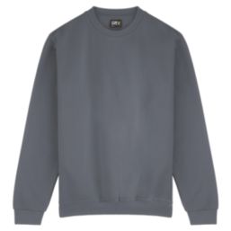 Pro RTX  Sweatshirt Solid Grey 3X Large 51 / 53" Chest