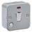 Knightsbridge  20A 1-Gang DP Metal Clad Control Switch with Neon