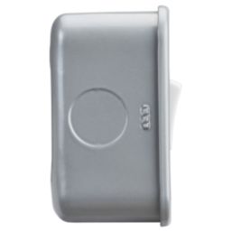 Knightsbridge  20A 1-Gang DP Metal Clad Control Switch with Neon