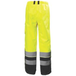 Helly Hansen UC-ME Waterproof Hi Vis Trousers Yellow / Ebony 37.7" W 33" L