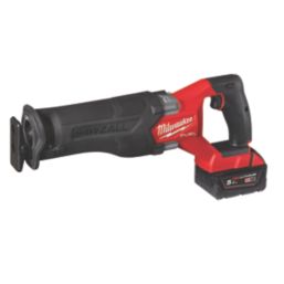 Milwaukee M18FSZ-501X FUEL 18V 1 x 5.0Ah Li-Ion RedLithium Brushless Cordless Sawzall Reciprocating Saw