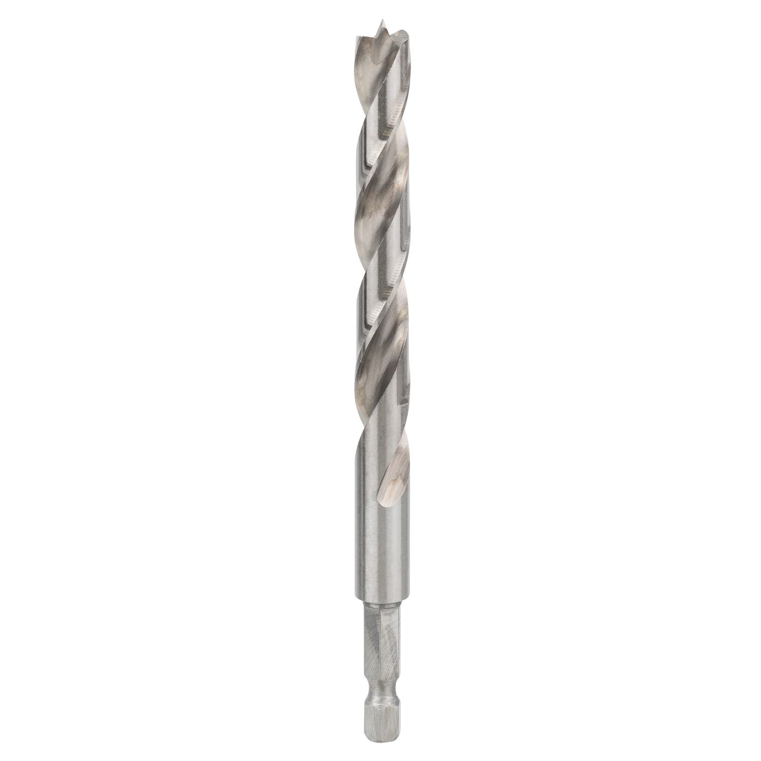 Bosch Hex Shank Double-Flute Brad Point Wood Drill Bit 10mm x 133mm (533FW)