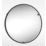 Sensio Aspect Round Illuminated Bathroom Mirror Black With 264 / 279 / 429lm LED Light 500mm x 500mm