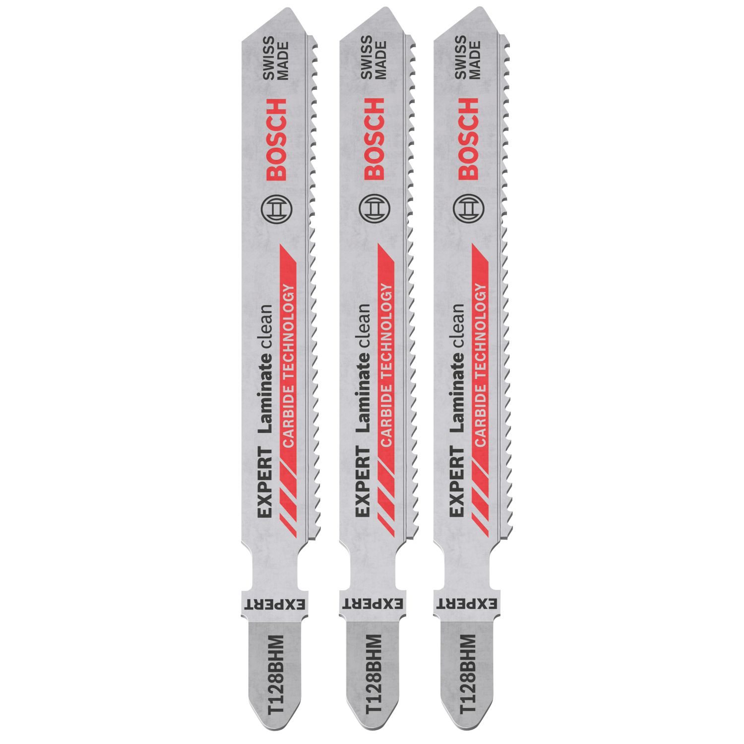 Bosch Expert T128BHM Multi-Material Jigsaw Blades 92mm 3 Pack (533PF)