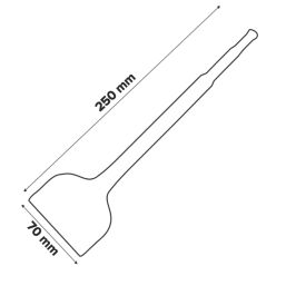 Erbauer SDS Plus Shank Cranked Crank Chisel 70mm x 250mm