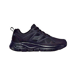 Skechers Arch Fit SR Axtell Metal Free   Non Safety Shoes Black Size 9