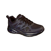 Skechers Arch Fit SR Axtell Metal Free  Non Safety Shoes Black Size 9