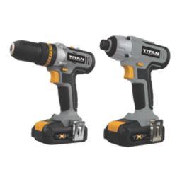 Titan TTI884COM TTI885IPD 18V 2 x 2.0Ah Li Ion TXP Cordless Twin