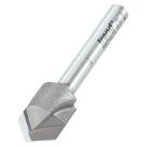 Trend ALU/01X1/4TC 1/4" V-Groove Router Cutter 13mm x 10mm